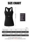 ROSYLINE Racerback Tank Tops for Women Workout Yoga Tanks Cami with Scoop Neck Activewear Undershirts 3-4 Pack Black Grey White Wine Red L