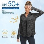 Womens Long Sleeve Shirts,Zamowoty Workout Jackets for Women Running Athletic Jacket Full Zip UP Loose Soft Slim Fit Activewear Sports Yoga Top Black Large