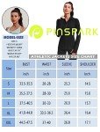 Pinspark Women Running Athletic Jacket Zip Up Workout Jacket Thumb Holes Activewear Tops Long Sleeve Sports Coat Plus Size