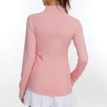 Lightbare Women’s Zip Up Athletic Jackets Lightweight Slim Fit with Pockets Thumb Holes for Workout Gym Running Yoga