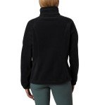 Columbia Women's Benton Springs Full Zip Jacket, Soft Fleece with Classic Fit, Black, Medium