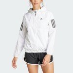 adidas Women's Own The Run Jacket, White, X-Small