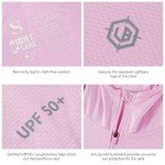 Lightbare Women's UPF 50+ Full Zip Hoodie Jacket Long Sleeve Hooded Sun Shirt with Pockets
