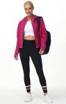 THE GYM PEOPLE Women's Full-Zip Up Hoodies Jacket Fleece Workout Crop Tops Sweatshirts with Pockets Thumb Hole