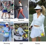 Women's Workout Running Jackets Zip Up Lightweight Stretchy Athletic Yoga Cropped Tops Track Jacket with Thumb Holes