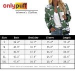 onlypuff Womens Long Sleeve Jackets Fashion Sweatshirt Zip Up Jackets with Pockets Black