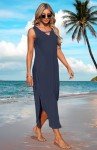 MISFAY Women's Navy Blue Summer Maxi Dress