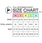 90 Degree By Reflex Women’s Lightweight, Full Zip Running Track Jacket - Black - Small