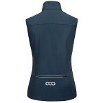 33,000ft Women's Lightweight Running Vest Outerwear with Pockets, Windproof Sleeveless Jacket for Golf Hiking Travel