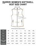33,000ft Women's Lightweight Running Vest Outerwear with Pockets, Windproof Sleeveless Jacket for Golf Hiking Travel