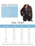 THE GYM PEOPLE Women's Fleece Cropped Jacket Full Zip Stand Collar Workout Short Sherpa Coats with Pockets Drawstring Hem Brown