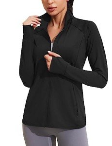 COOrun Women's SPF Hiking Long Sleeve Shirt Outdoor Lightweight Quick Dry Hooded Jackets UPF Sun Protection Activewear