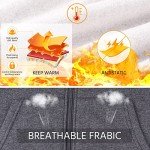 heekpek Women's Hoodie Long Sleeve Zip-Up Hoodies Jacket Solid Color Sweatshirt Long Sport Coat Plus Size with Pockets(Gray-D,M)