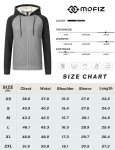 MoFiz Women's Sherpa Lined Sweatshirt Coat Zip Up Hoodies for Women Winter Warm Jackets Drak Gray XX-Large