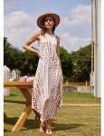 Halife Women's Summer Sleeveless Halter Beach Dress