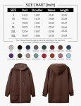 KISSMODA Woman Winter Hoodies Long Sleeve Fleece Oversized Jacket with Pockets Solid Basic Sweatshirt Casual Fall Outfits Light Coffee L
