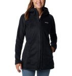 Columbia Women's Benton Springs II Long Hoodie, Black, 3X Big