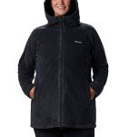 Columbia Women's Benton Springs II Long Hoodie, Black, 3X Big