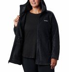 Columbia Women's Benton Springs II Long Hoodie, Black, 3X Big