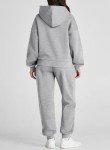 Aleumdr Womens 2 Piece Outfits Matching Sets Sweatsuit Hoodie Sweatshirts and Sweatpants Tracksuits Joggers Sweat Sets 2024 Fall Comfy Clothes Athletic Travel Lounge Sets Grey Small