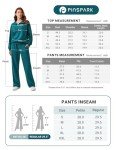 PINSPARK Sweat Suit for Women 2 Piece Set Oversized Half Zip Sweatshirt Wide Leg Sweatpants Lounge Set Tracksuit, Navy Blue L