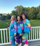 UOUA Women's Color Block 2 Piece 80s 90s Outfits Long Sleeve Windbreaker Jacket Tracksuit Set, Mint Green, Large