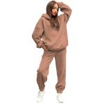 Womens 2 Piece Tracksuits Long Sleeve Hooded Pullover Casual Joggers Sweatsuits Set Baggy Trendy Workout Tracksuits