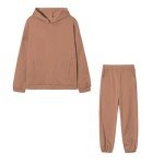 Womens 2 Piece Tracksuits Long Sleeve Hooded Pullover Casual Joggers Sweatsuits Set Baggy Trendy Workout Tracksuits