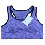 XPINYT 5pcs Workout Outfits for Women Athletic Sets Sport Suits Yoga Gym Fitness Exercise Clothes Jogging Tracksuits(Purple,M)