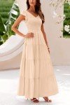 PrettyGarden Women's Summer V Neck Maxi Dress