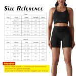 Womens Seamless Workout Sets Crisscross Strappy Sports Bra High Waist Booty Scrunch Shorts 2 Piece Gym Outfits