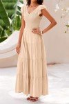 PrettyGarden Women's Summer V Neck Maxi Dress