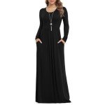 VIISHOW Women's Casual Maxi Dress with Pockets