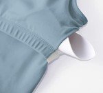 Dragon Fit Sports Bra for Women Longline Padded Yoga Bra Medium Impact Crop Tank Tops for Workout,Fitness,Running Demin Blue