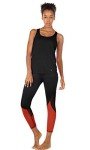 icyzone Yoga Tops Workouts Clothes Activewear Built in Bra Tank Tops for Women (M, Black)