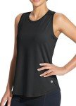 BALEAF Womens Workout Tank Tops Racerback Sleeveless Yoga Tops Athletic Running Shirts Gym Clothes Black L