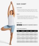 Willit Women's Workout Tank Tops Sleeveless Running Yoga Tops Quick Dry Active Shirts Gym Exercise Loose Fit White S