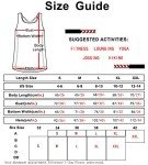 icyzone Yoga Tops Workouts Clothes Activewear Built in Bra Tank Tops for Women (M, Black)