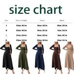 Hotexy Women's Long Sleeve Maxi Dress with Pockets