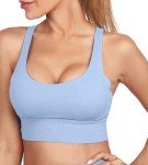 Grace Form Strappy Sports Bra for Women, Yoga Bra, Medium Support Push Up Athletic Running Sports Bra Women Workout Top