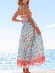 CUPSHE Women's Floral Maxi Sundress - Mint X-Large
