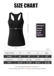 ROSYLINE Racerback Tank Tops for Women Workout Yoga Tanks Cami with Scoop Neck Activewear Undershirts Bl/Gr/Dark Blue/Wine Red XL