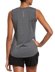 BALEFA Women's Workout Tank Tops Sleeveless Athletic Sport Shirts Gym Running Yoga Tops Gray Size L