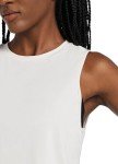 BALEAF Women's Workout Crop Tank Cropped Muscle Tops Cute Quick Dry Gym Yoga Shirts White Size L