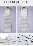 Women's Summer Striped Racerback Maxi Dress