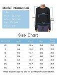 THE GYM PEOPLE Women's Long Sleeve Workout Shirts Athletic Crewneck Hiking Tops with Thumb Hole Black