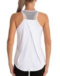 Aeuui Women's 5 Pack Workout Tops Mesh Racerback Tank Tops Sleeveless Athletic Gym Yoga Shirts