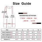 icyzone Workout Tank Tops for Women - Running Muscle Tank Sport Exercise Gym Yoga Tops Athletic Shirts (M, White)