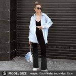 GymCope Flare Leggings for Women, High Waist Bootcut Yoga Pants with 4 Pockets, Tummy Control and Non-See-Through Dress Pants(Black, Medium)