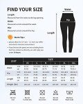 CAMBIVO Yoga Pants for Women High Waisted Womens Workout Leggings with Pockets, Non See-Through and 4 Way Stretch Fabric Black